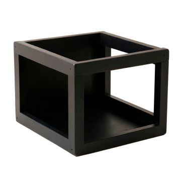 Juniper Bluff Empty Furniture-Style Pet Crate - Black