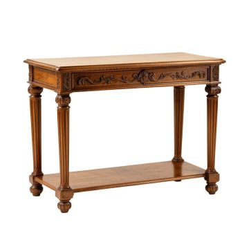 Antique Wood Console Table