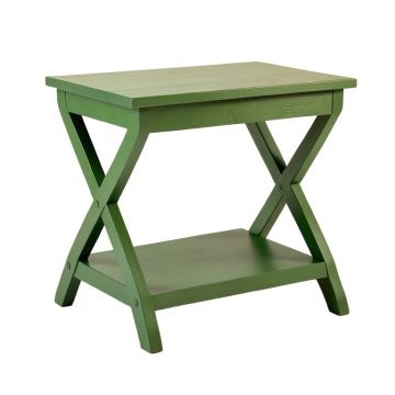 Oak Canyon Side Table - Green