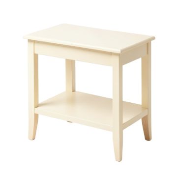 Ridge Brook Side Table - Cream