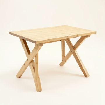 Spruce Bridge Patio Table - Beige (synthetic illustration; no displayed measurements)