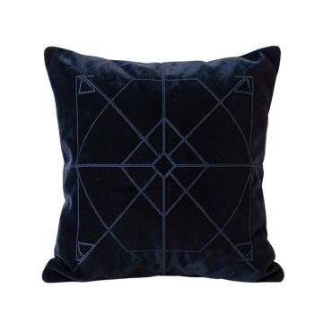 Moss Canyon Filled Accent Pillow - Navy