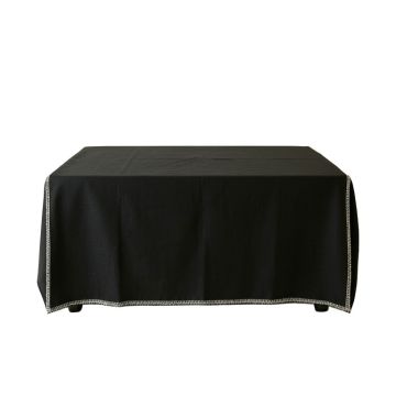 Clay Edge Flat Bed Sheet - Black
