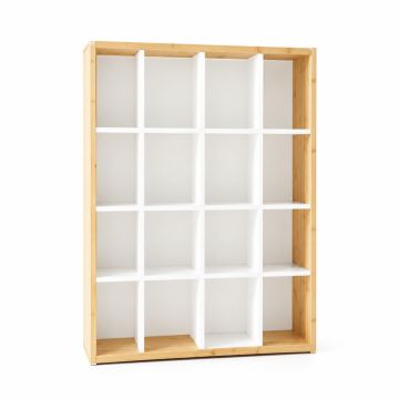 Pine Arc Freestanding Bookcase - White