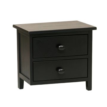 Aspen Brook Nightstand - Black (synthetic illustration; no displayed measurements)