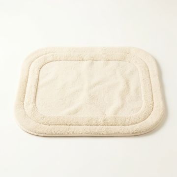 Reed Bend Bath Mat - Ivory (synthetic illustration; no displayed measurements)