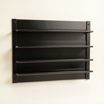 River Bend Empty Wall-Mounted Tool Organizer Panel - Black (synthetic illustration; no displayed measurements)