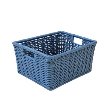 Sage Arc Empty Storage Basket - Blue