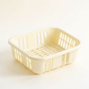Bay Fold Empty Under-Desk Cable Tray - Ivory (synthetic illustration; no displayed measurements)