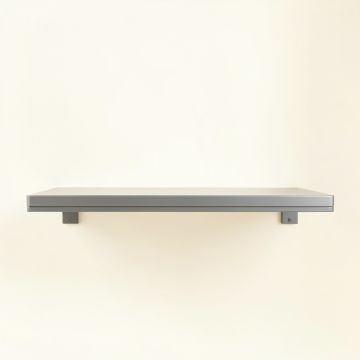 Holly Crest Wall-Mounted Shelf - Gray (synthetic illustration; no displayed measurements)