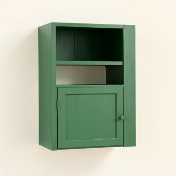 Willow Crest Wall-Mounted Entry Cabinet - Green (synthetic illustration; no displayed measurements)