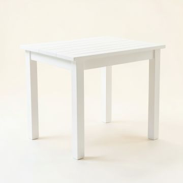 Reed Bridge Patio Table - White (synthetic illustration; no displayed measurements)