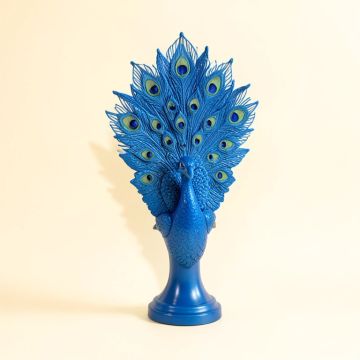 Prized Peacock Trophy Wall Décor (synthetic illustration; no displayed measurements)