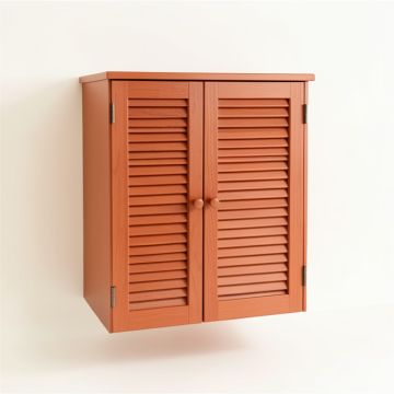 Cliff Crossing Wall-Mounted Laundry Cabinet - Terracotta (synthetic illustration; no displayed measurements)