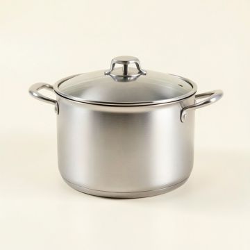 Update International Double Boiler Stock Pot With Lid (synthetic illustration; no displayed measurements)