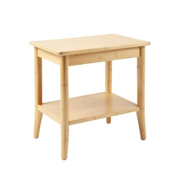 Flint Crest Side Table - Ivory