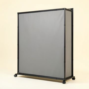 Yardmaster Gray Portable Floor Standing Projector Screen (synthetic illustration; no displayed measurements)