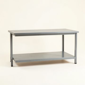 Linden Bend Empty Workshop Workbench - Gray (synthetic illustration; no displayed measurements)