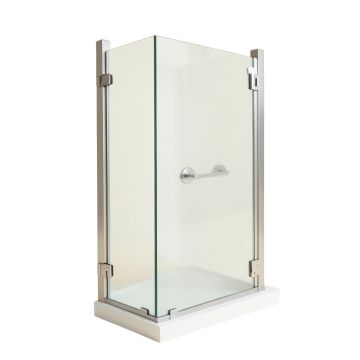 Deluxe 59.38 '' X 56.25 '' Bypass Bath Door