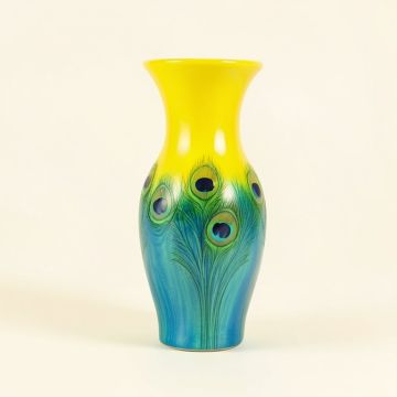 Peacock Bud Vase (synthetic illustration; no displayed measurements)