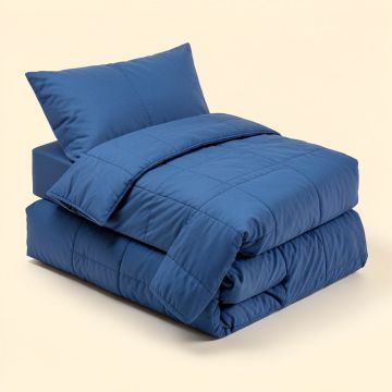 Kenneth Cole New York Holden Grid Blue Comforter Set (synthetic illustration; no displayed measurements)