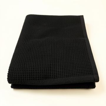 Pine Bluff Bath Towel - Black (synthetic illustration; no displayed measurements)