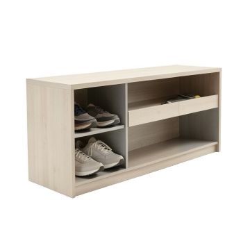 Entryway 6 Pair Shoe Storage Bench