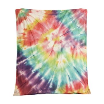 Close Up Of Vertical Gradient Tie Dye Effect Hippie Alter Life Artwork Print Duvet Cover Set (synthetic illustration; no displayed measurements)