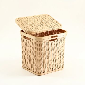 Field Canyon Laundry Hamper - Ivory (synthetic illustration; no displayed measurements)