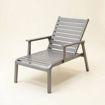 Lake Canyon Outdoor Lounge Chair - Gray (synthetic illustration; no displayed measurements)