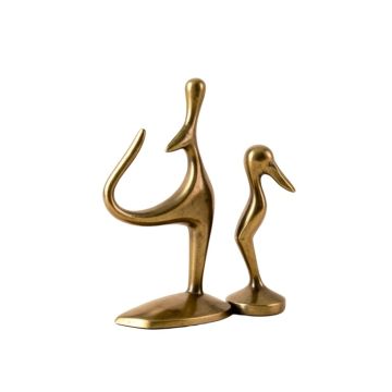 Bruck 2 Piece Metal Mini Decor Iron Sculpture Set
