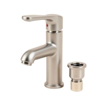 Waterfall Widespread Bathroom Faucet With Drain Assembly
