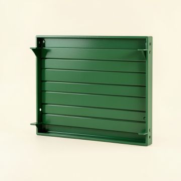 Stone Dell Empty Wall-Mounted Tool Organizer Panel - Green (synthetic illustration; no displayed measurements)