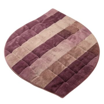 Chanler Striped Tufted Wool Plum Area Rug