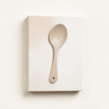 Kitchen Spork ( Neither A Spoon Nor A Fork ) Canvas Art (synthetic illustration; no displayed measurements)