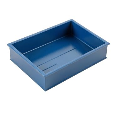 Birch Bridge Empty Under-Desk Cable Tray - Blue