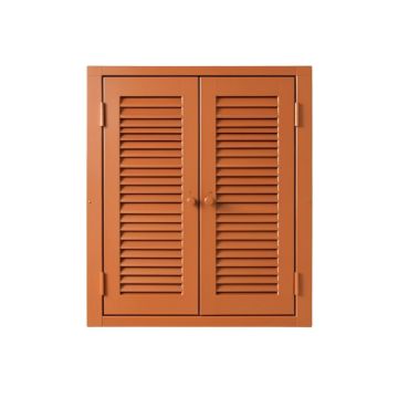Brook Crest Wall-Mounted Laundry Cabinet - Terracotta
