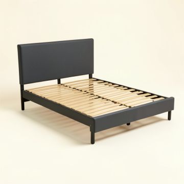 Latitude Run® Full Size Bed Frame With Headboard Height Adjustable (synthetic illustration; no displayed measurements)