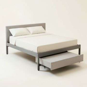 Twin Bed With Trundle (synthetic illustration; no displayed measurements)