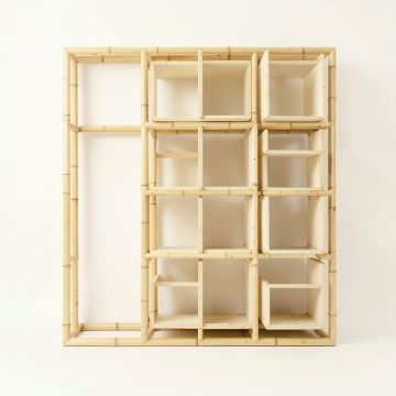 Field Brook Empty Vertical Garden Frame - Ivory (synthetic illustration; no displayed measurements)