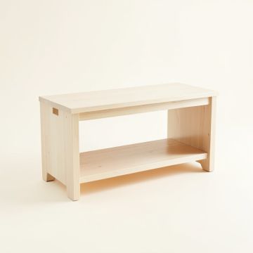 Reed Field Indoor Bench - Ivory (synthetic illustration; no displayed measurements)