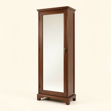 Chaparro Over The Door Jewelry Armoire With Mirror (synthetic illustration; no displayed measurements)