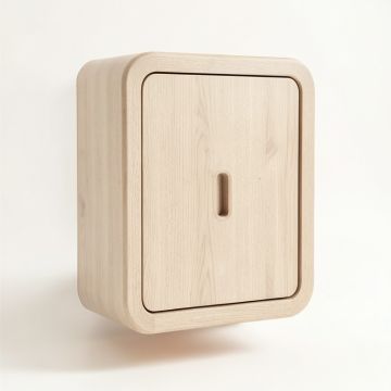 Slate Crossing Wall-Mounted Laundry Cabinet - Beige (synthetic illustration; no displayed measurements)