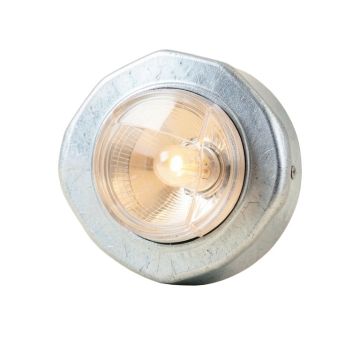 Heidenreich 1 - Light 6.36 '' Caged Geometric Semi Flush Mount