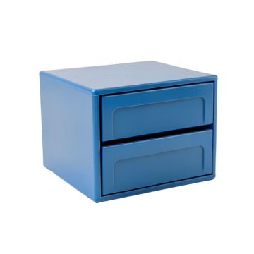 Meadow Dale Small-Parts Storage Drawer Cabinet - Blue