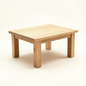 Farrior Solid Wood Coffee Table (synthetic illustration; no displayed measurements)