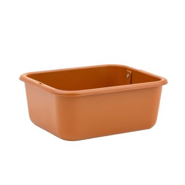 Bay Canyon Empty Railing Planter With Integral Brackets - Terracotta