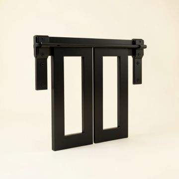 Sliding Standard Double Barn Door Hardware Kit (synthetic illustration; no displayed measurements)