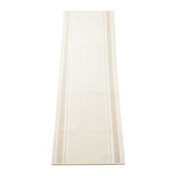 Fern Branch Narrow Runner Rug - Cream
