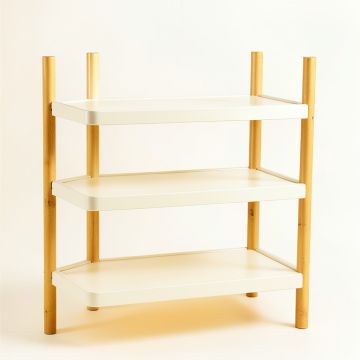 Pine Bluff Empty Countertop Canister Rack - Ivory (synthetic illustration; no displayed measurements)